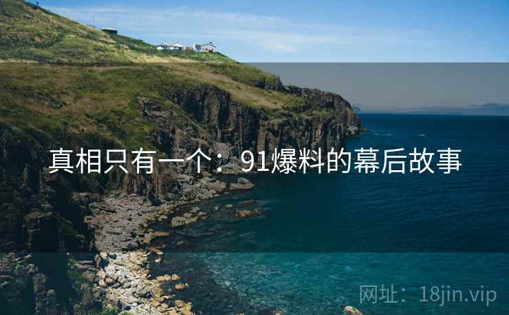 真相只有一个：91爆料的幕后故事
